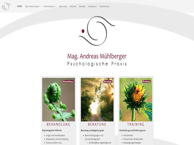 Mag. Andreas Mühlberger | Psychologische Praxis - Ledenitzen